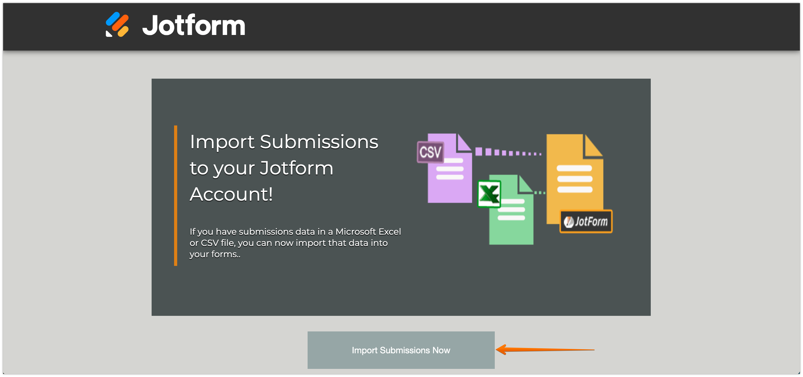 Importar Datos: Importe fácilmente sus datos de Excel o CSV a Jotform  Image-1