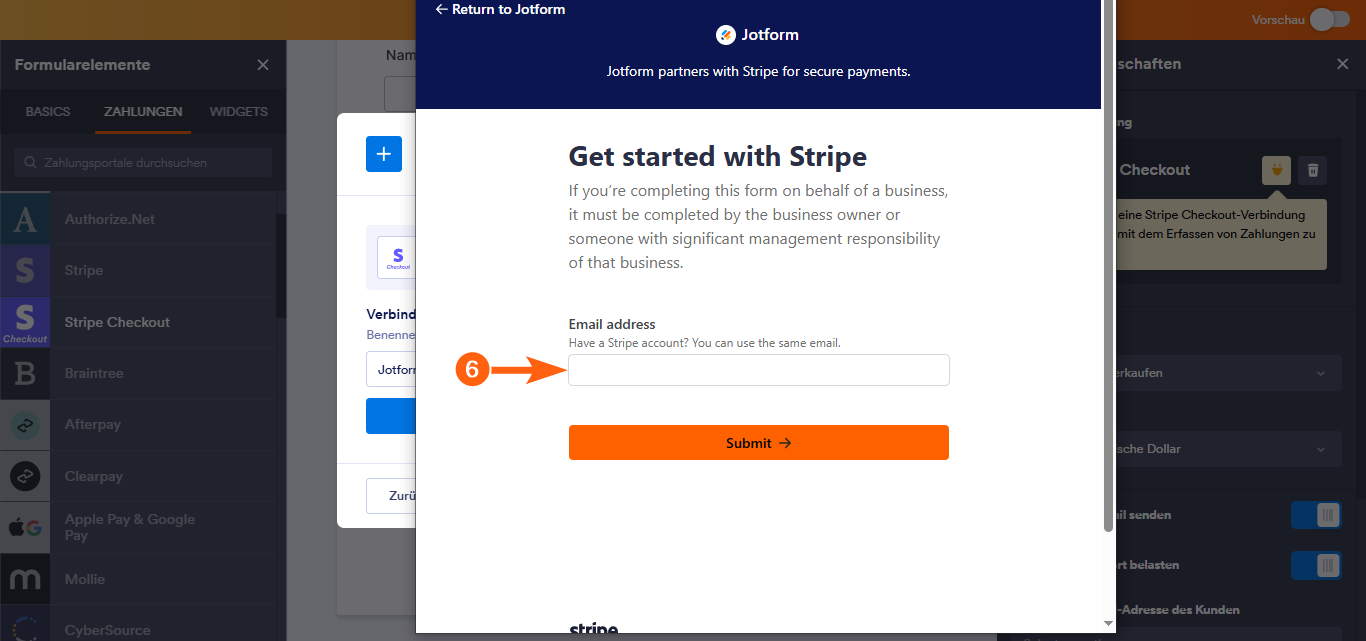 Wie Sie Stripe Checkout mit Jotform integrieren können Image-10