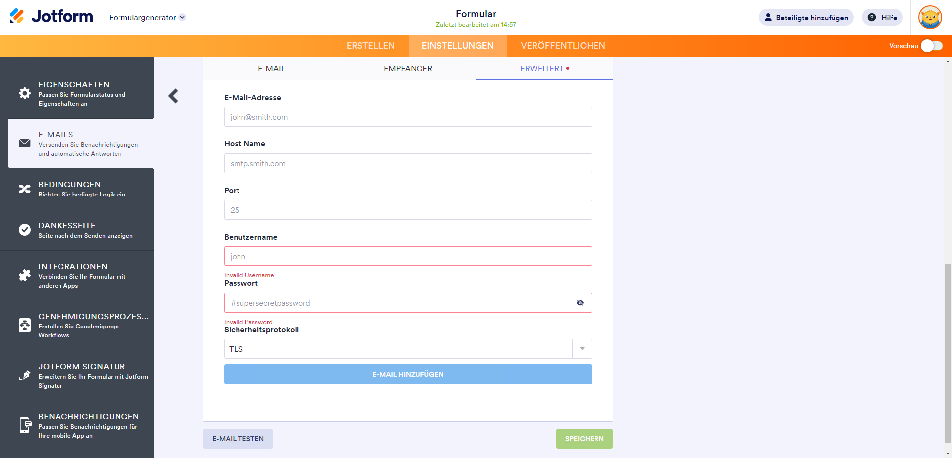 Einstellen der Absender-E-Mail-Adresse mit Mandrill-Konto Image-8