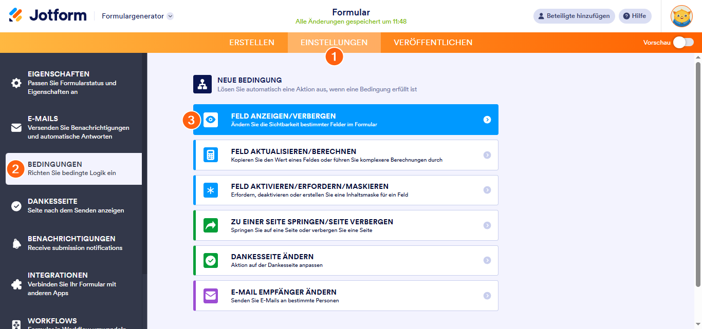 Wie Sie Felder bei der URL-Bearbeitung ein- oder ausblenden können Image-2