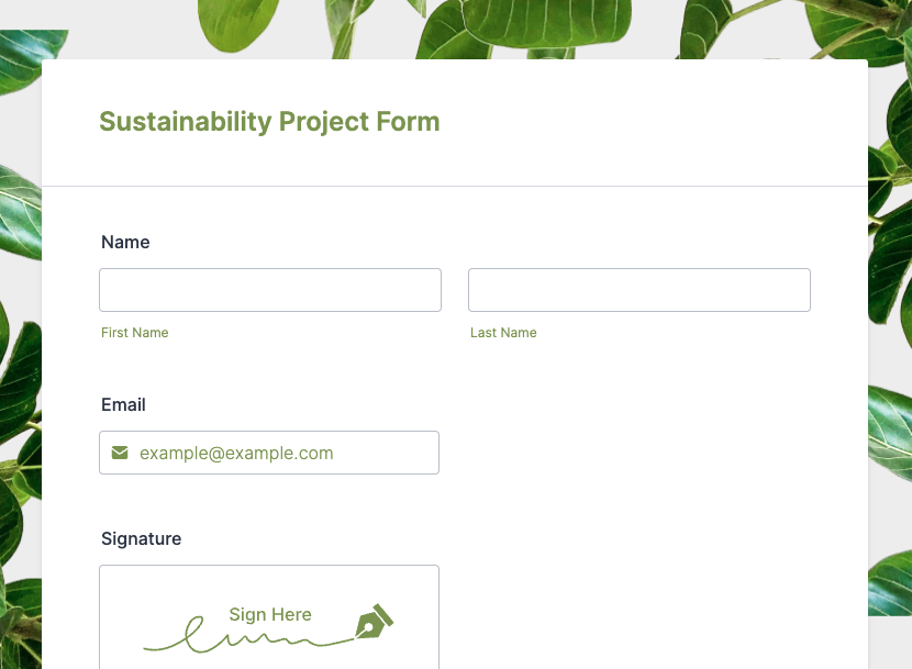 Green Nature Theme
