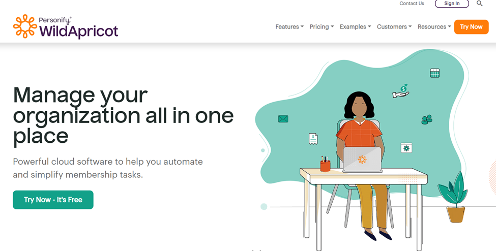 WildApricot Landing Page