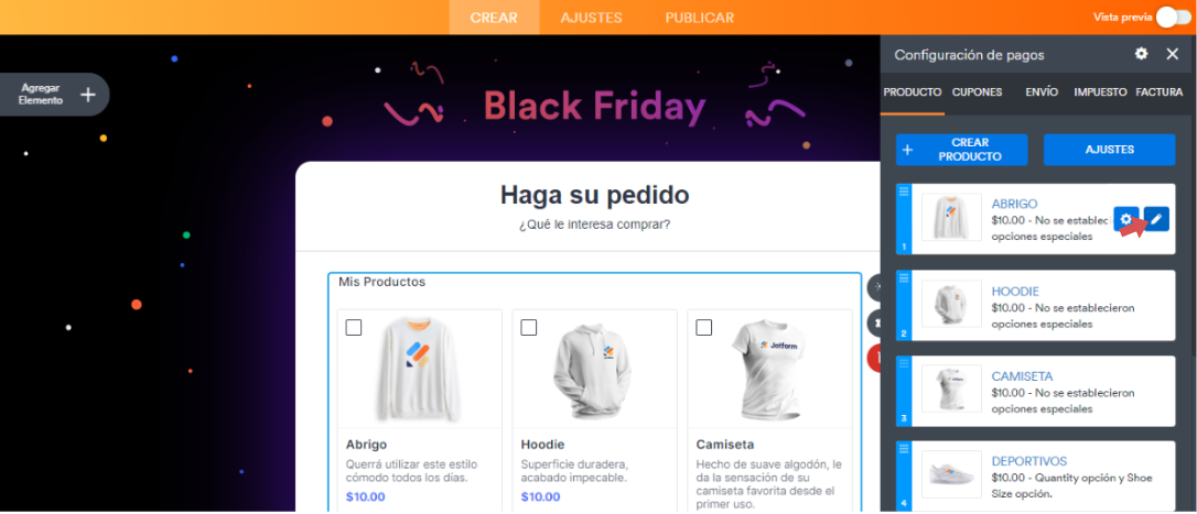 Cómo crear formularios de ofertas por Black Friday con Jotform Image-4
