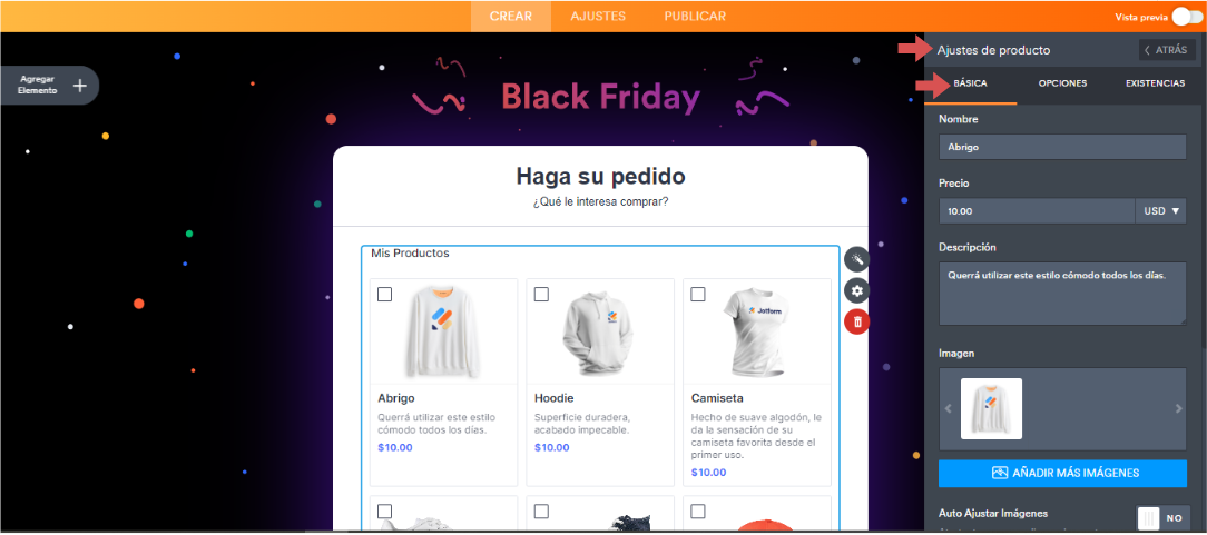 Cómo crear formularios de ofertas por Black Friday con Jotform Image-5