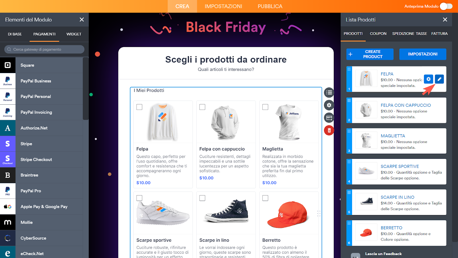 Come creare moduli per le promozioni del Black Friday con Jotform Image-4