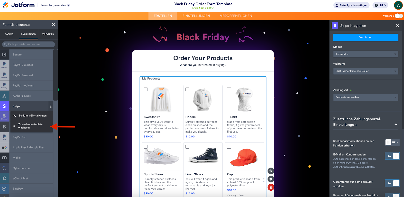 Wie man Black Friday Sale Formulare mit Jotform erstellt Image-1