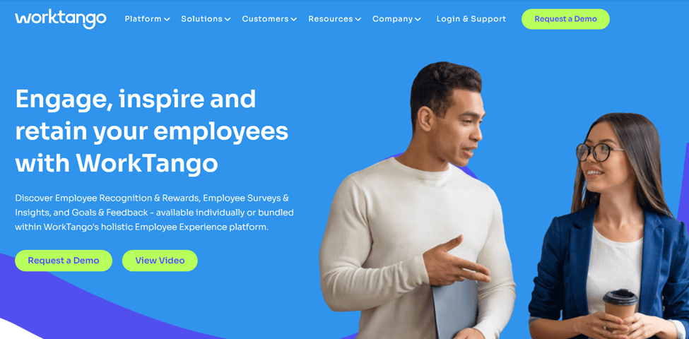WorkTango Landing Page