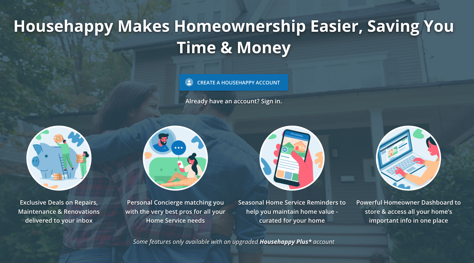Househappy Landing Page