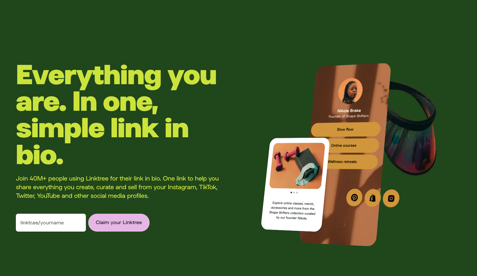 Linktree Landing Page