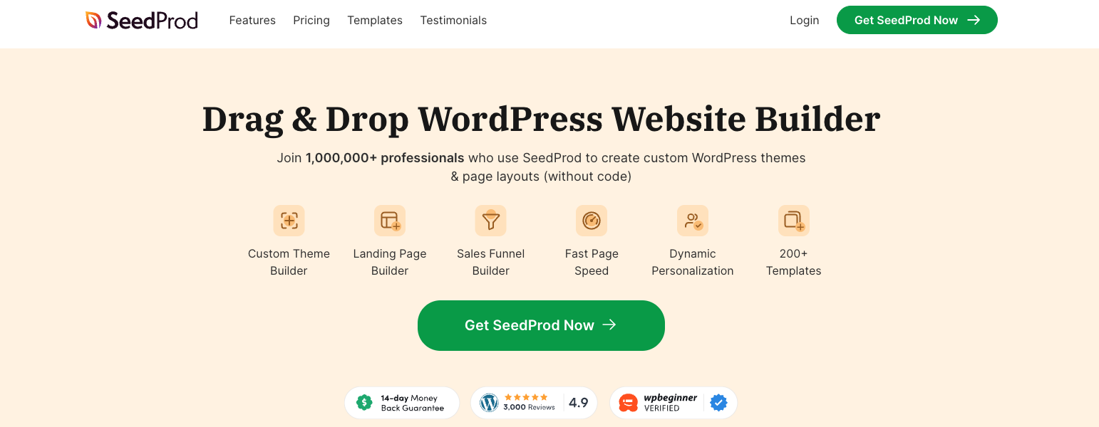 SeedProd Landing Page