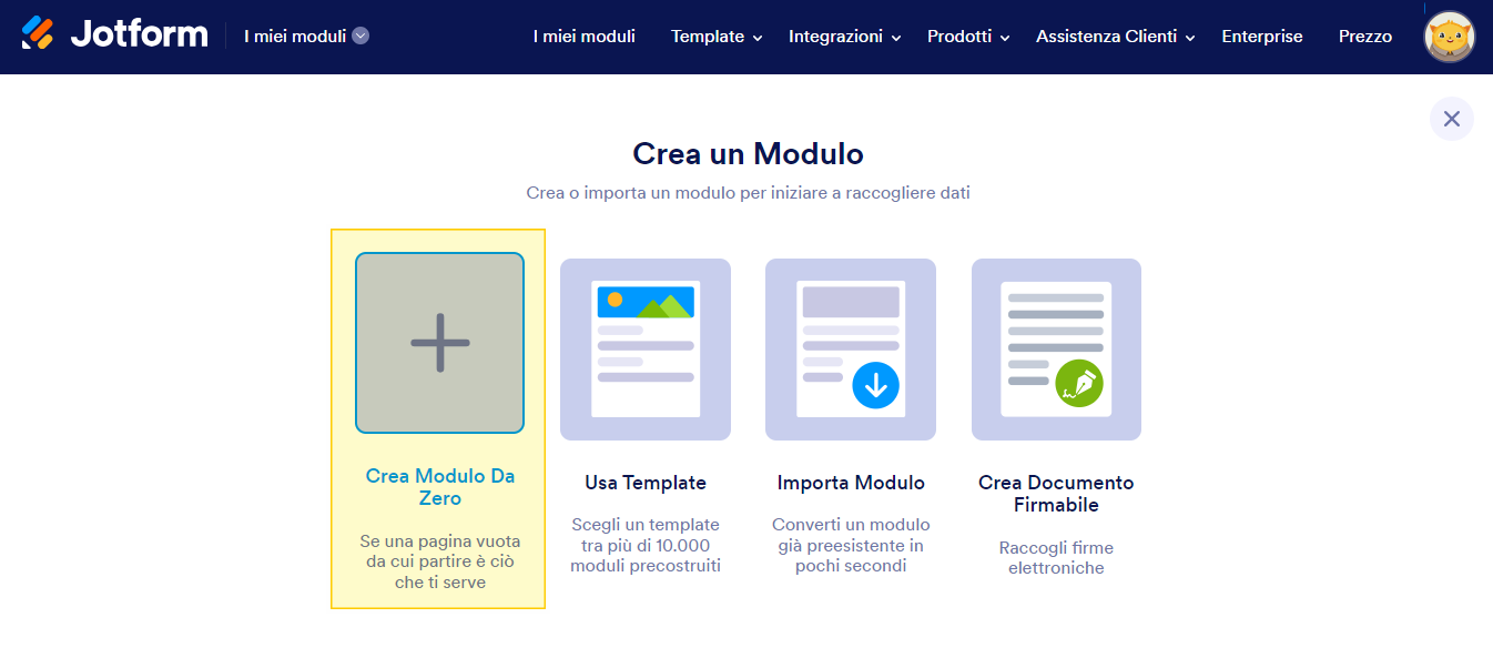Come Creare un Modulo di Contatto in Jotform Image-2