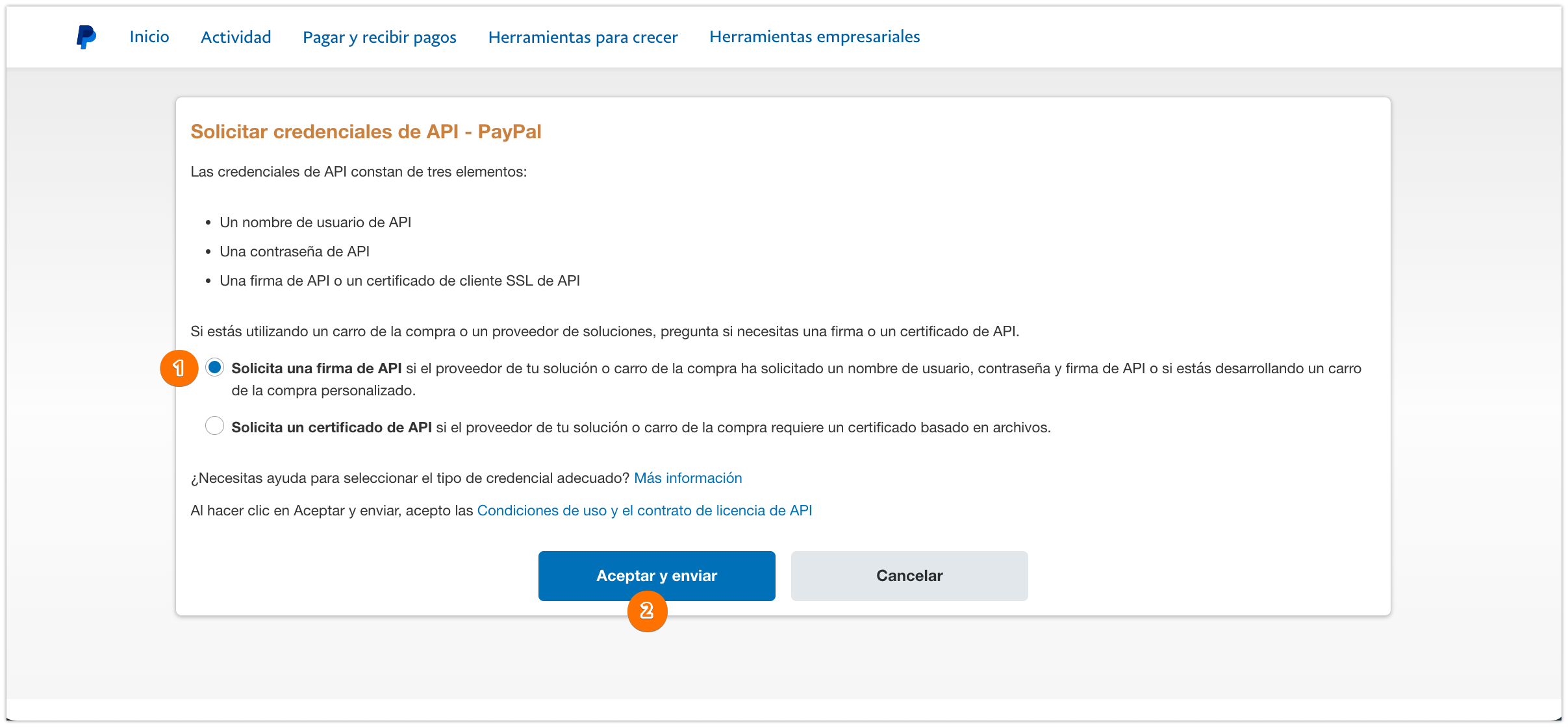 Cómo obtener credenciales API de PayPal Image-3