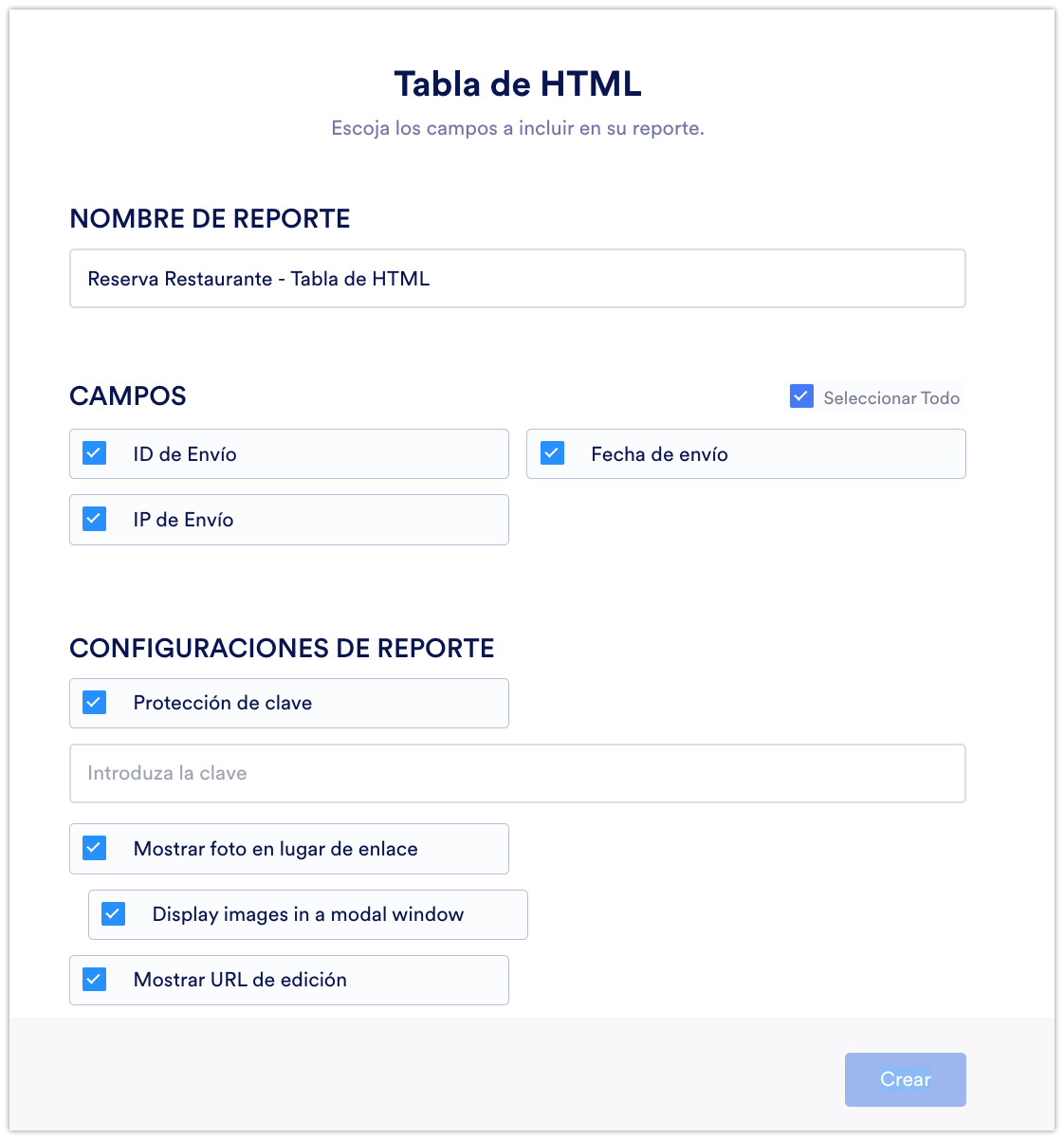 Cómo crear un informe de listado de tablas HTML  Image-3