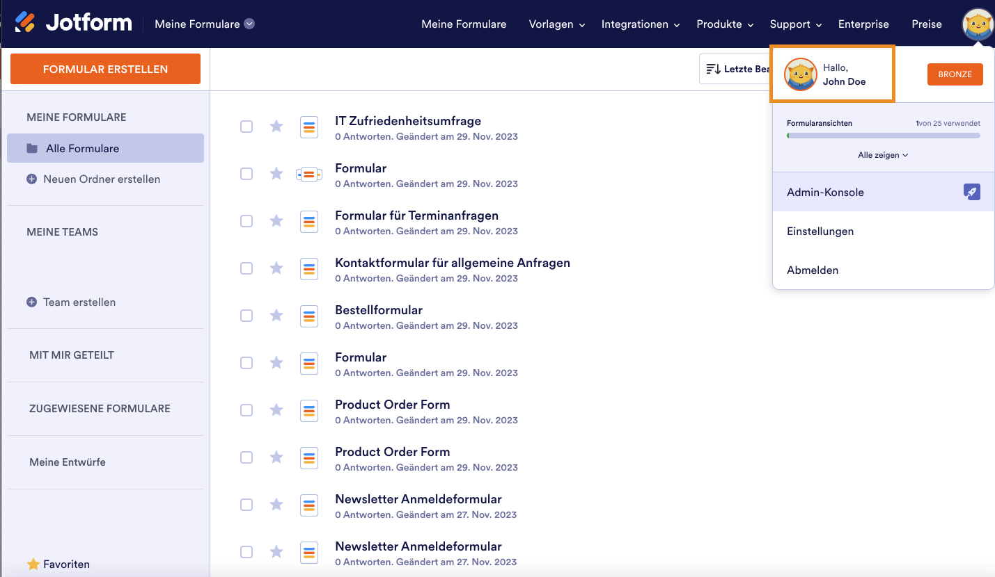 Einstellen der Absender-E-Mail-Adresse mit Mandrill-Konto Image-9