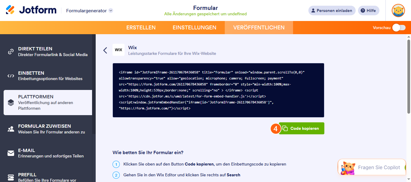 Hinzufügen eines Formulars zu Ihrer Wix Website Image-3