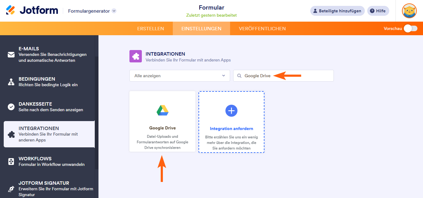 Wie Sie ein Formular in Google Drive integrieren Image-2
