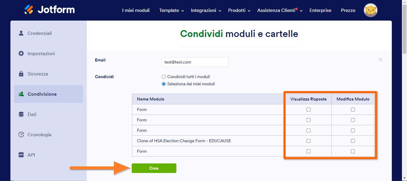 Come Condividere Moduli con Altri Utenti sui Server Enterprise Image-4