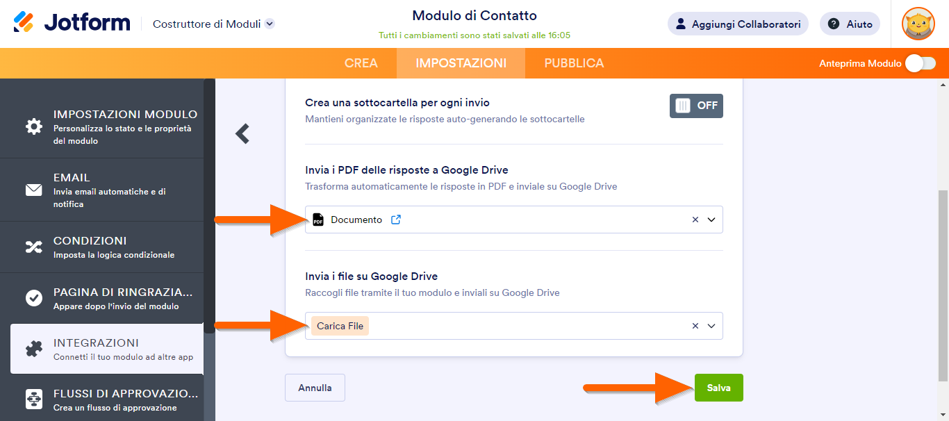 Come Integrare il tuo Modulo con Google Drive Image-4