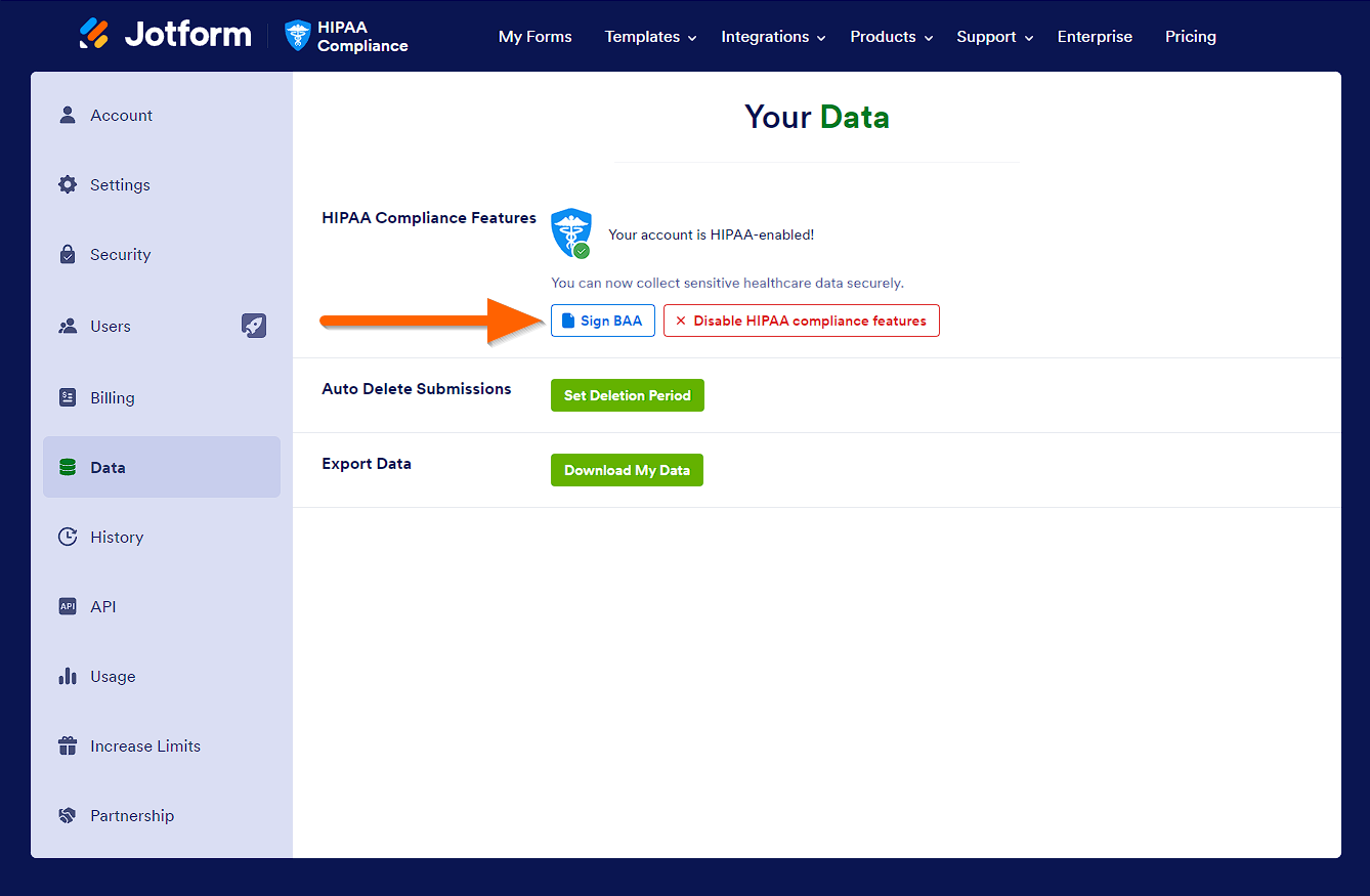 Come Attivare la Conformità HIPAA? Image-9