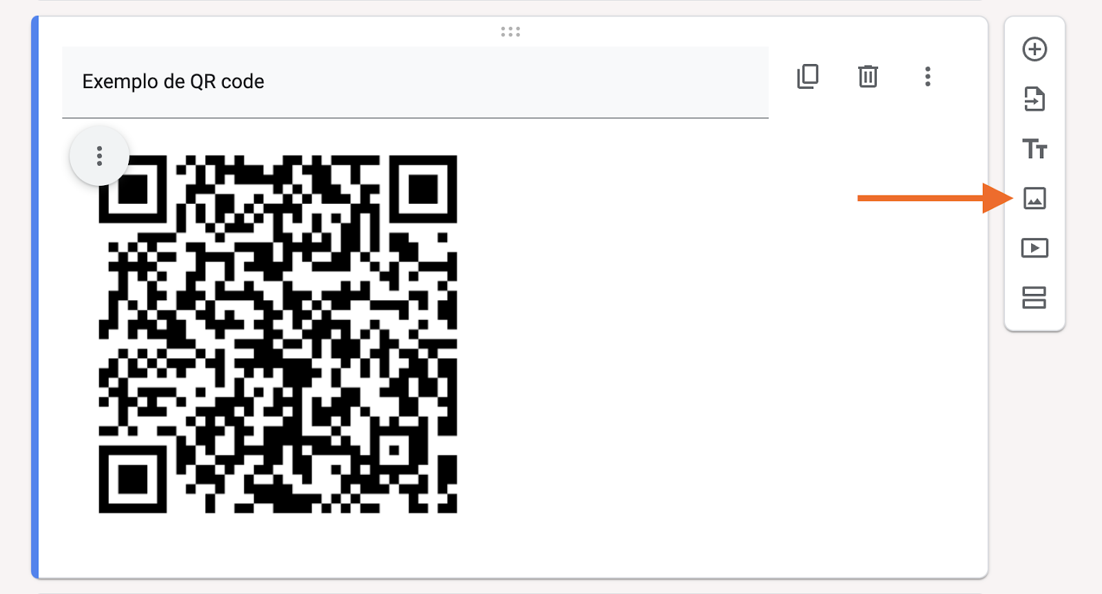 Captura de tela ilustrando o processo de geração de um QR code vinculado ao processador de pagamento escolhido