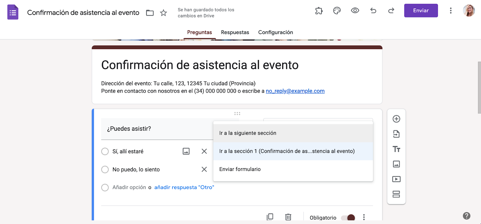 Cómo hacer preguntas con condiciones en los formularios de Google Image-6