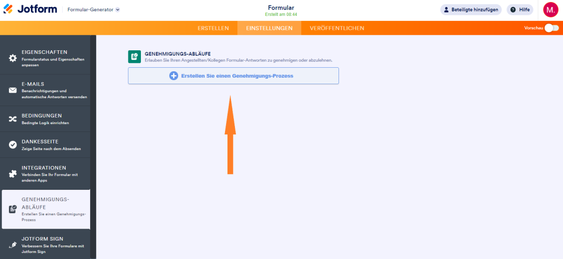 Die wichtigsten Funktionen von Jotform Approvals - Bild 2