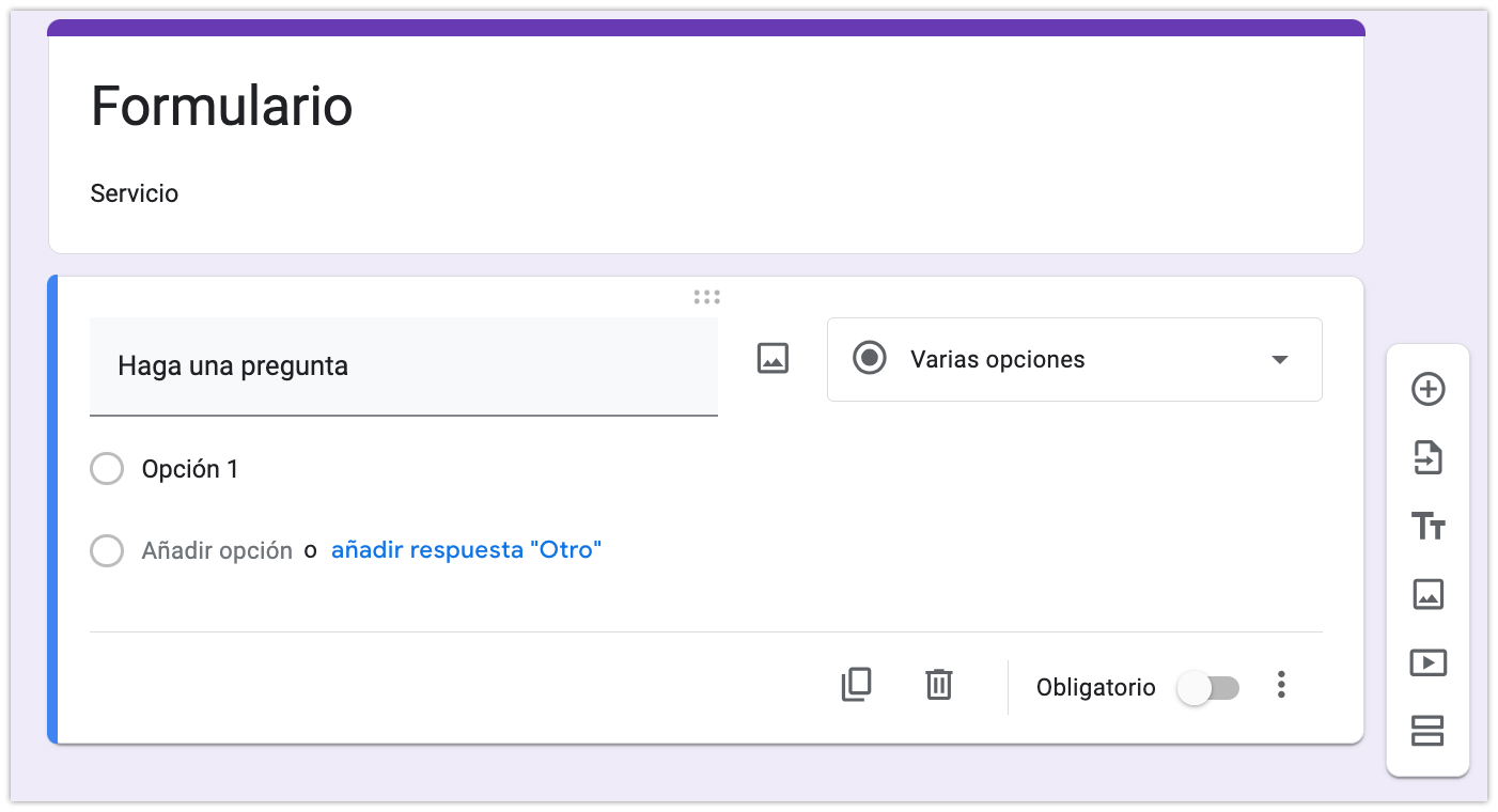 Cómo añadir una cuadrícula de varias opciones en Google Forms Image-2