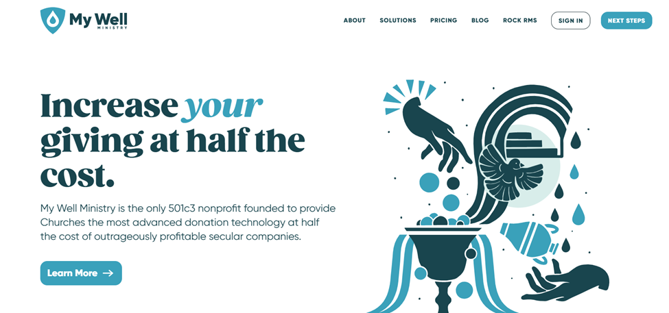 My Well Ministry Landing Page
