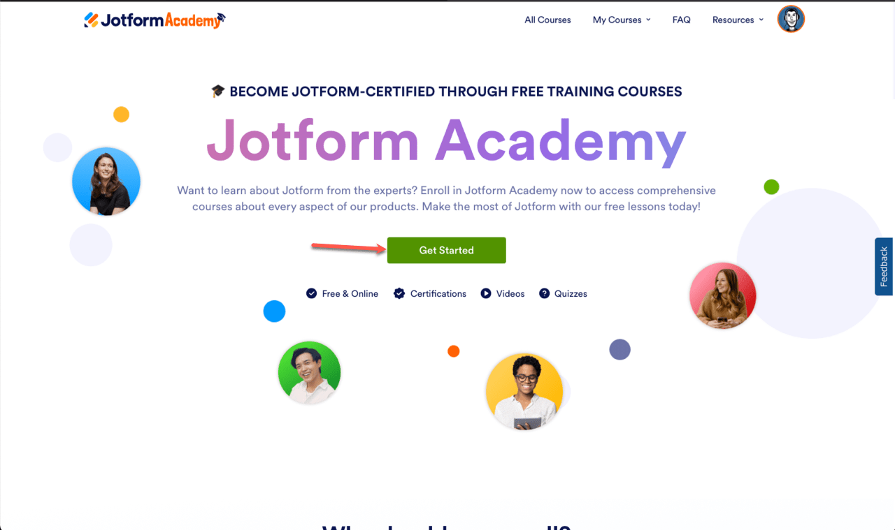 Wie Sie sich an der Jotform Academy anmelden Image-2