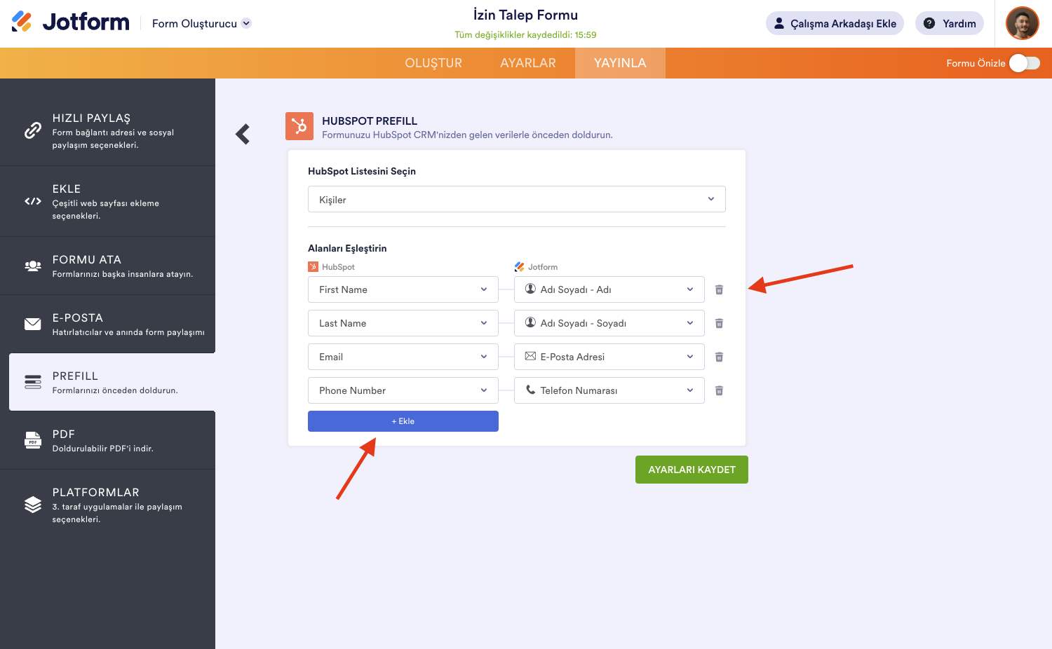 CRM Platformlarında Prefill Kullanımı: HubSpot Image-6