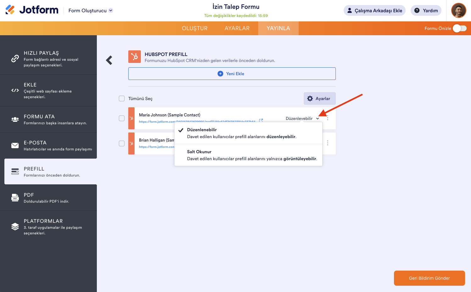 CRM Platformlarında Prefill Kullanımı: HubSpot Image-9