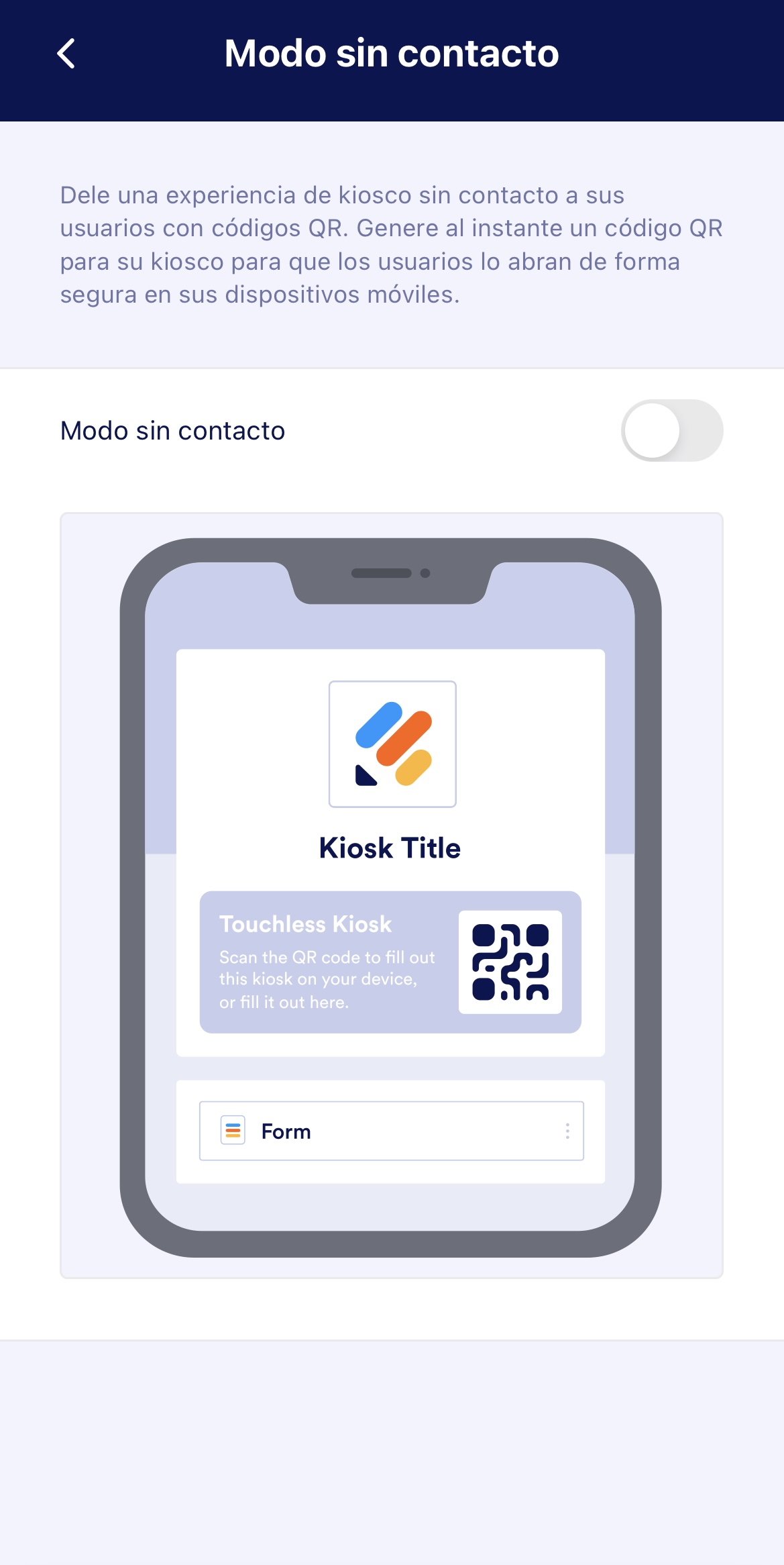 Cómo utilizar el modo quiosco en formularios móviles Jotform Image-4