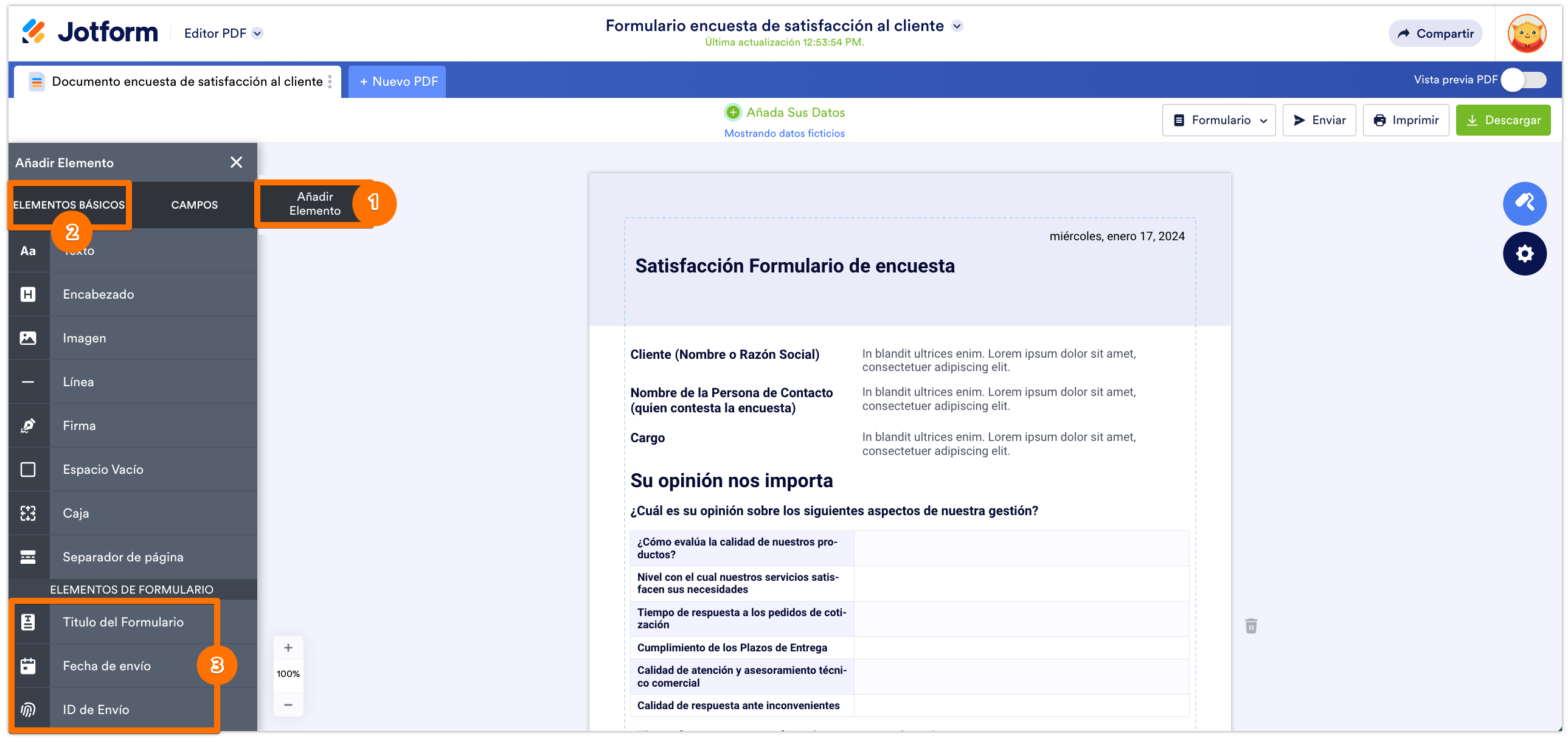 Aplicar datos de envío de formularios a un documento PDF Image-1