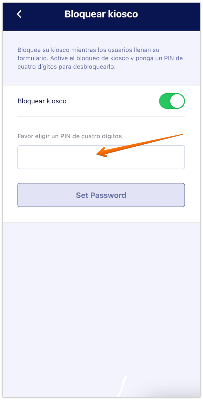Cómo utilizar el modo quiosco en formularios móviles Jotform Image-6