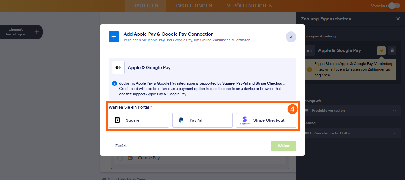 Wie Sie Jotform mit Apple Pay und Google Pay integrieren Image-12
