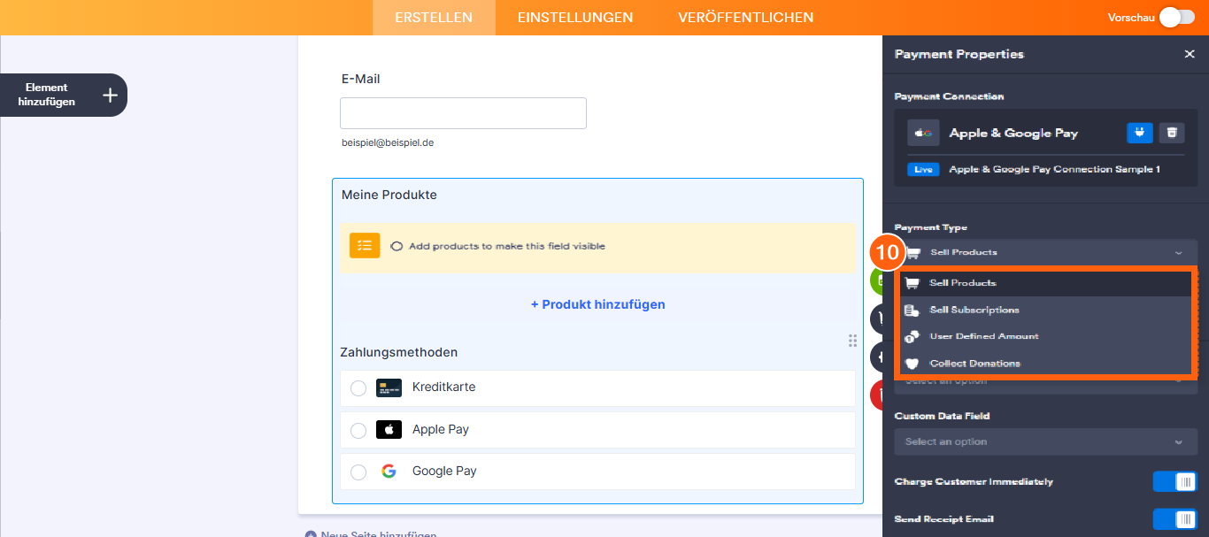 Wie Sie Jotform mit Apple Pay und Google Pay integrieren Image-17