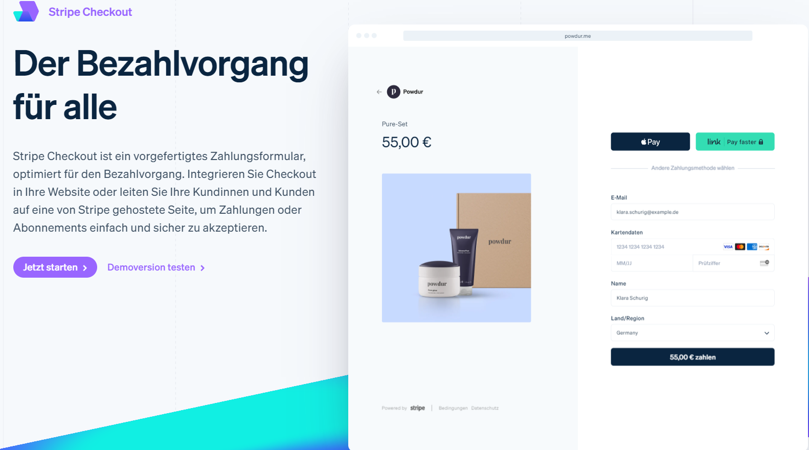 Bild von Stripe Mobile Payment App