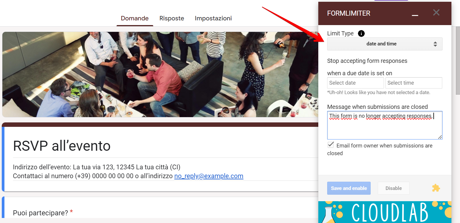 Come impostare limiti di tempo su Google Forms Image-6