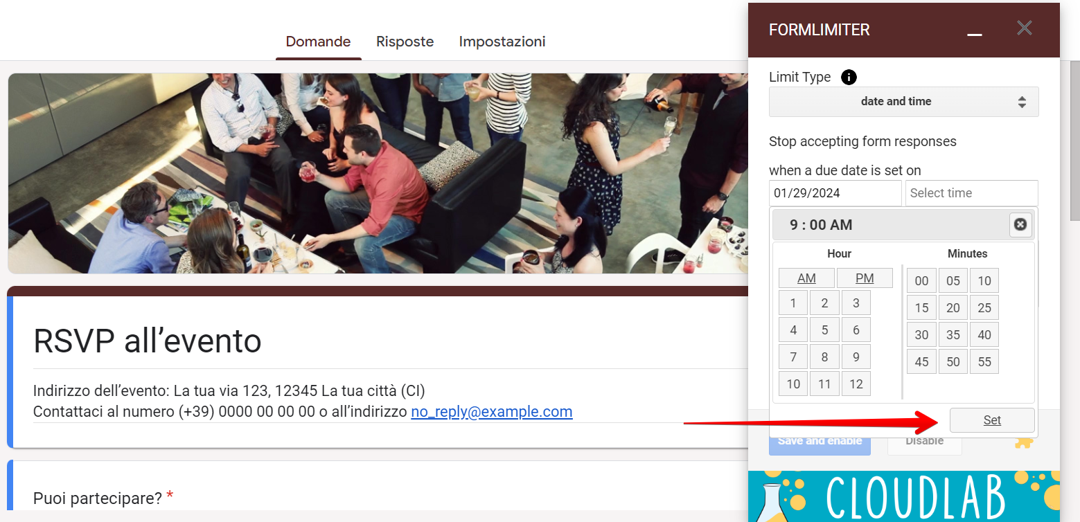Come impostare limiti di tempo su Google Forms Image-7