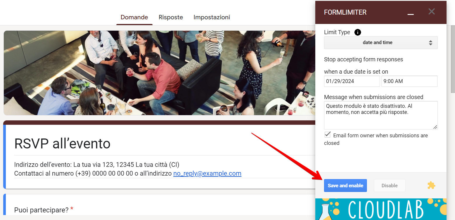 Come impostare limiti di tempo su Google Forms Image-8