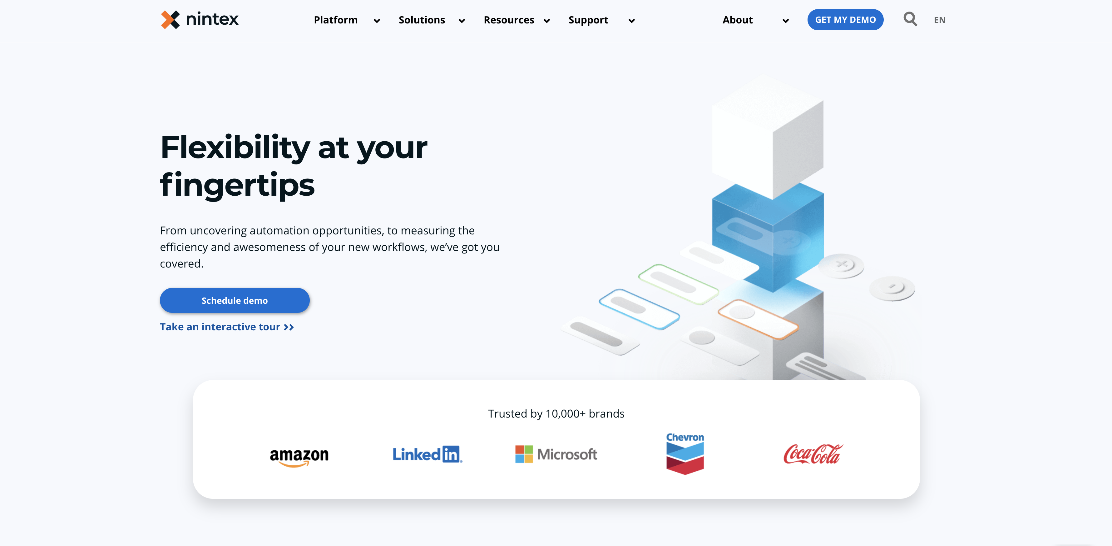 Nintex Landing Page