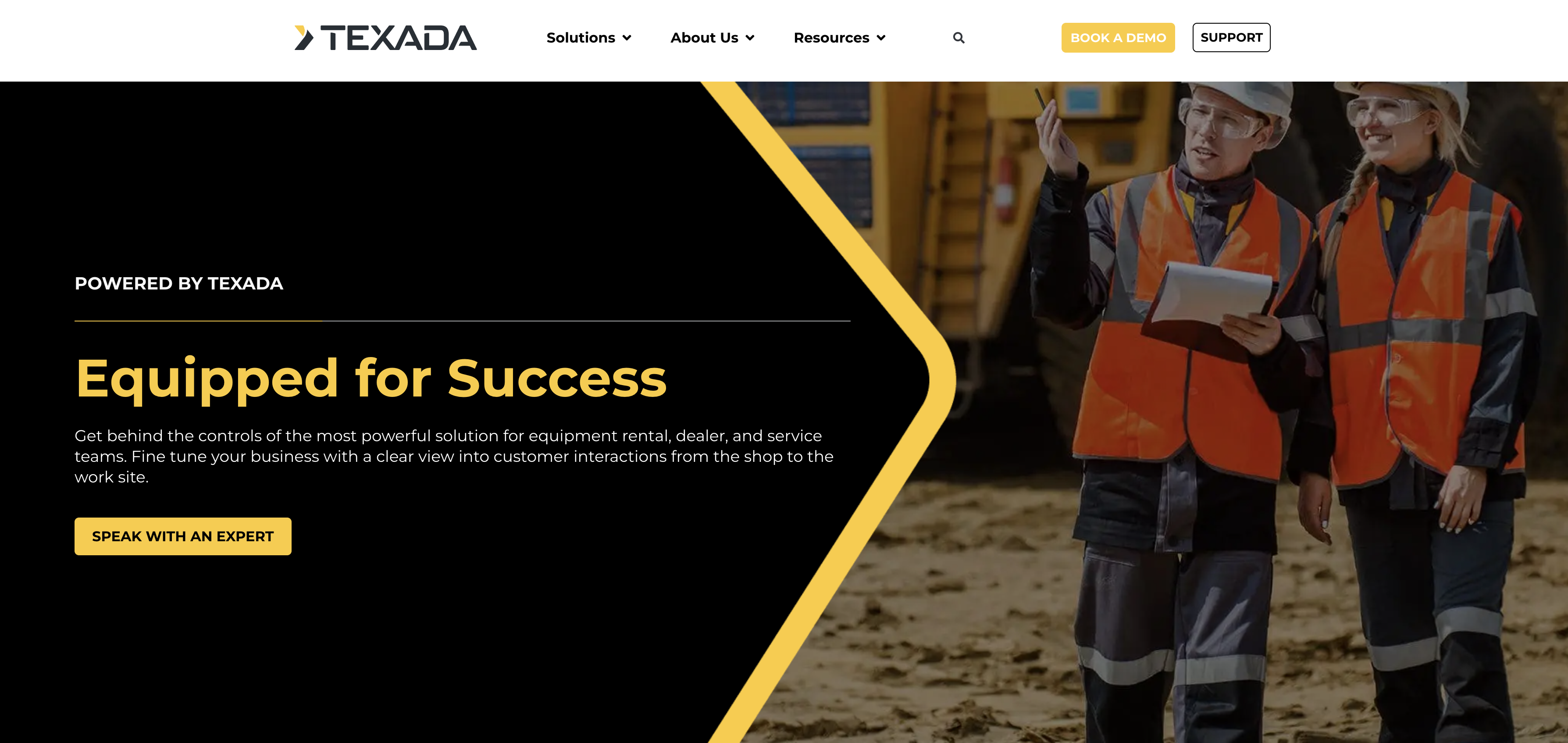 Texada Landing Page