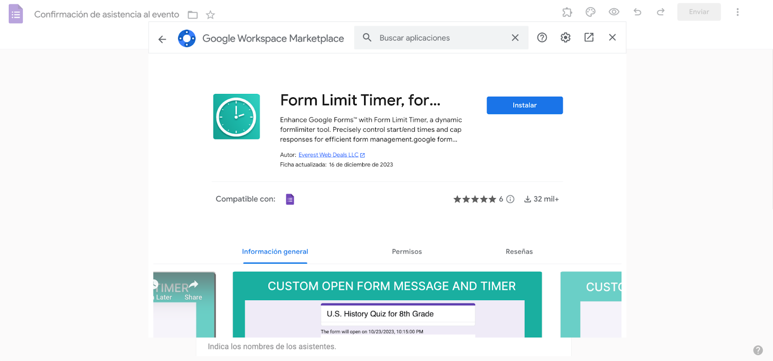 Cómo establecer límites de tiempo en los formularios de Google Image-3