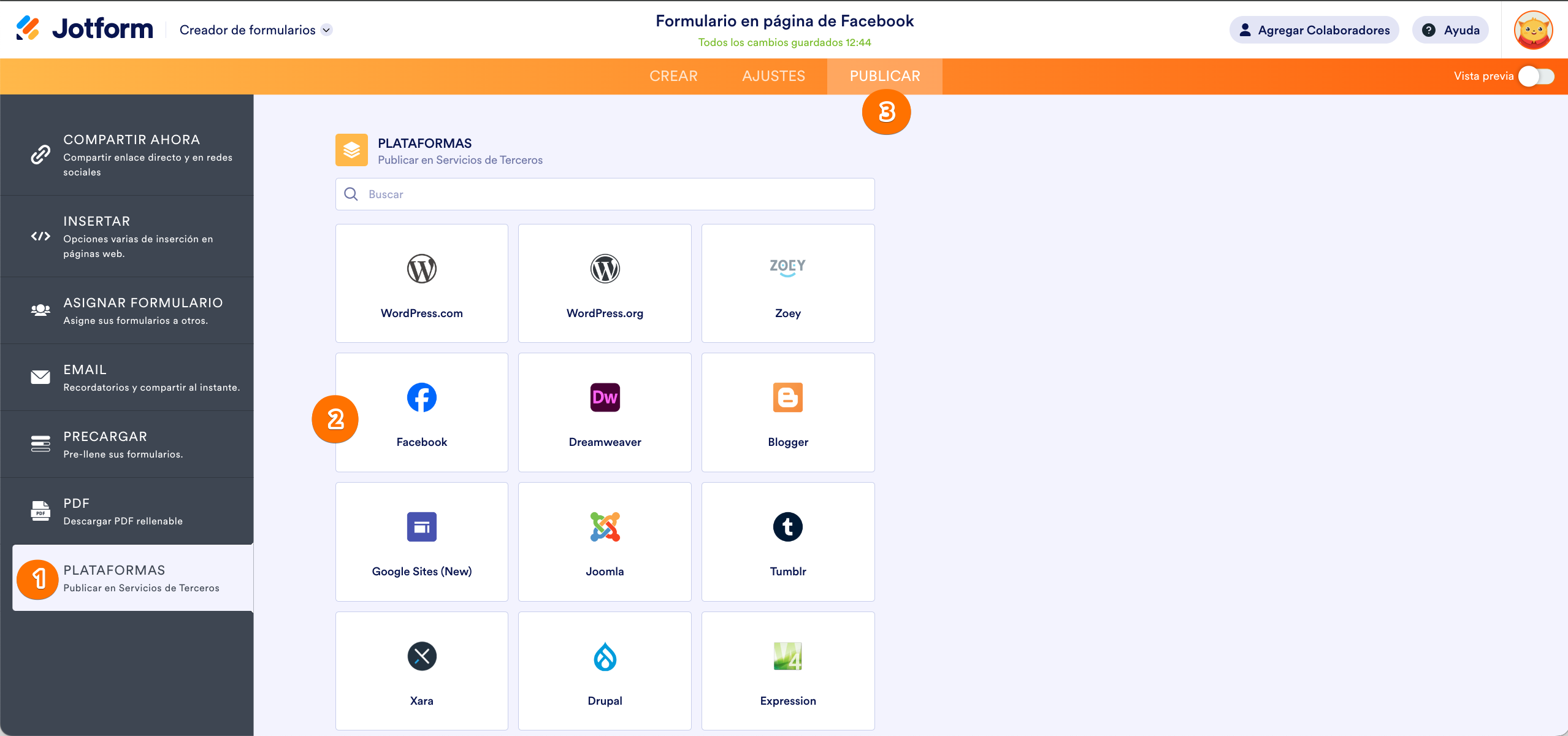 Cómo añadir un formulario de contacto a vuestra página de Facebook Image-1