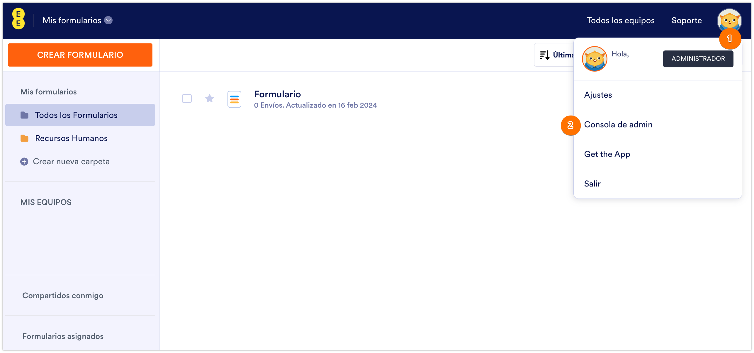 Cómo crear un nuevo usuario o administrador en Jotform Empresarial Image-4