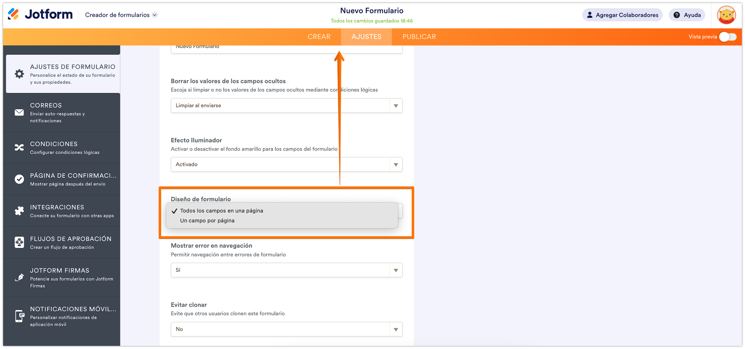 ¿Cómo Cambiar el Diseño de Formulario? Image-4