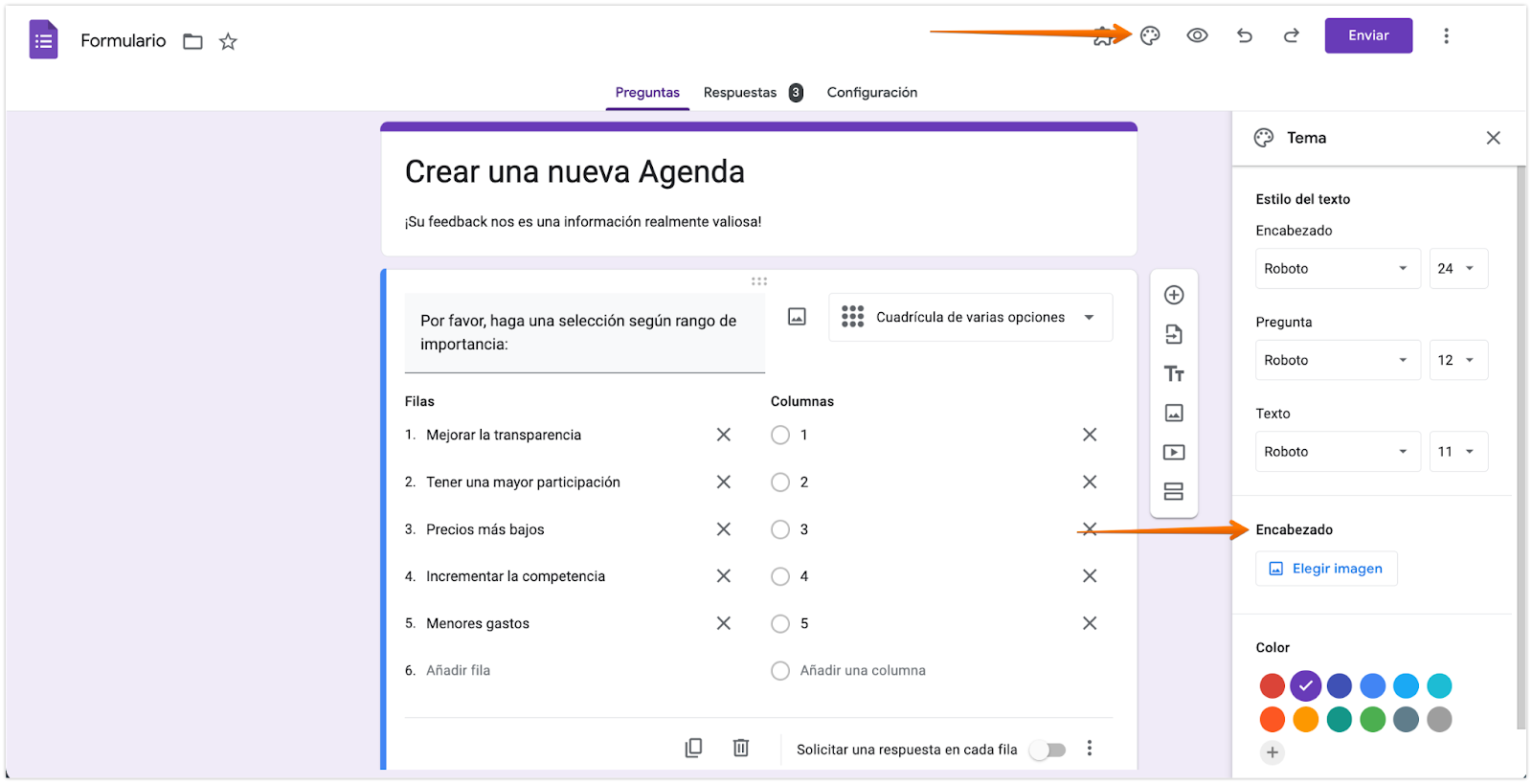 Cómo cambiar el tamaño de la imagen de encabezado de Google Forms Image-2