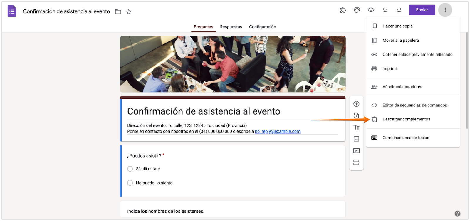 Cómo establecer límites de tiempo en los formularios de Google Image-2