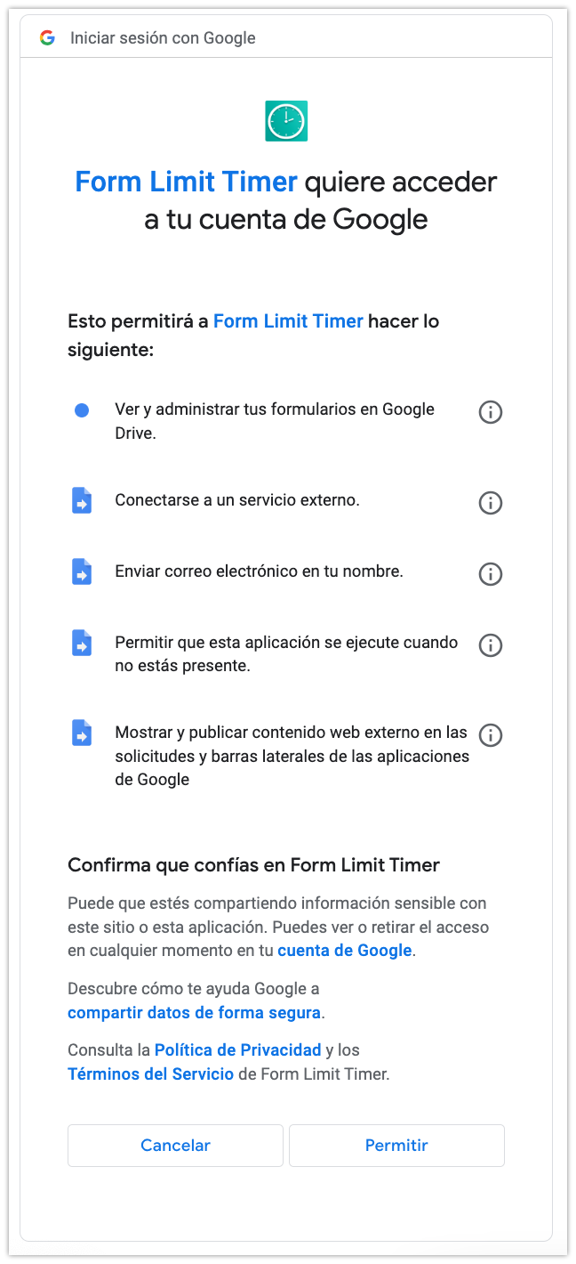 Cómo establecer límites de tiempo en los formularios de Google Image-4