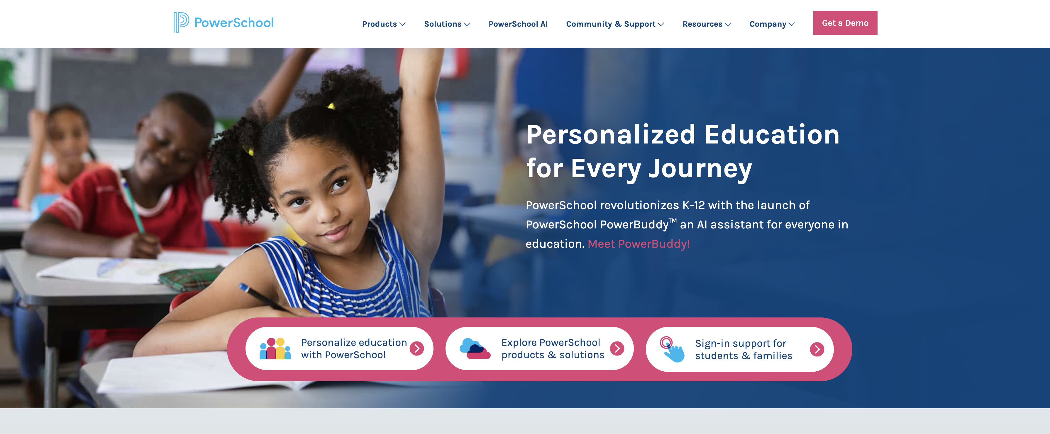 Powerschool Landing Page